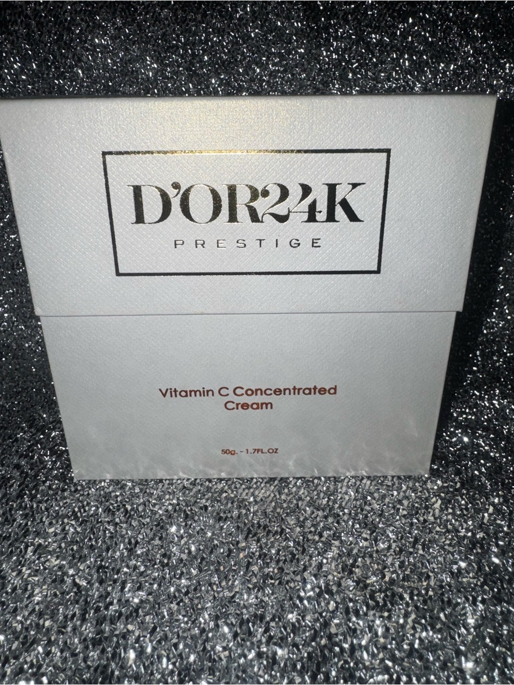 D'Or Skincare D'OR24K Prestige Vitamin C Cream - White with Gold Accents